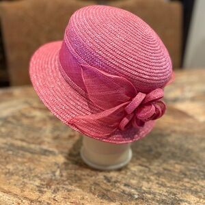 Elegant Pink Betmar New York Women's Derby Hat Church Hat